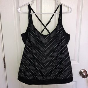 Athleta swim tankini 40 B/C